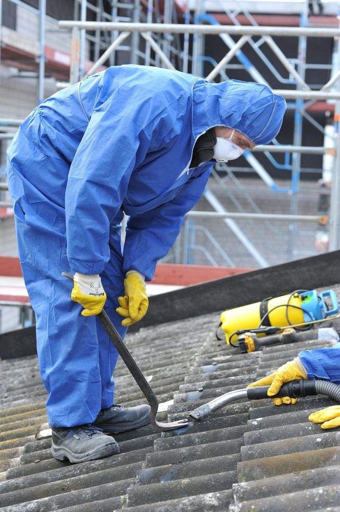 Asbestdachsanierung (Berliner Welle) gemäß TRGS 519 Schutzmaßnahmen – Foto 14