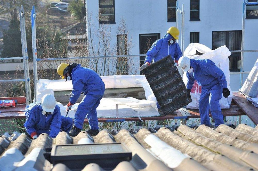 Asbestdachsanierung (Berliner Welle) gemäß TRGS 519 Schutzmaßnahmen – Foto 19