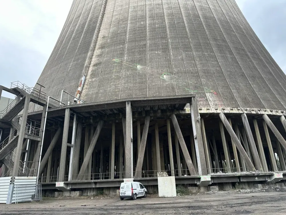 Sprengung des Kühlturms in Voerde – Foto 3