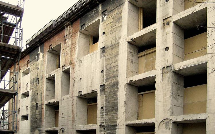 Umbau eines Hochbunkers in Hamburg